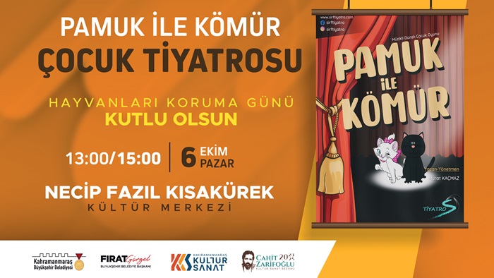 Pamuk ile Kömür, Çocuklar İçin Sahne Alacak.