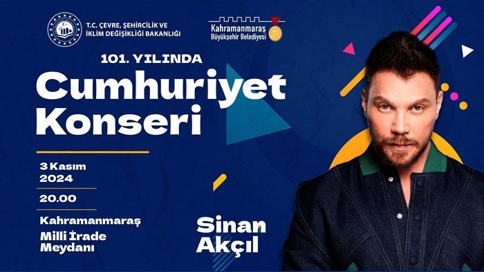 Sinan Akçıl, Cumhuriyet Konserinde Sahne Alacak.