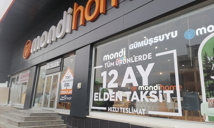 Afşin Mondi Home’de Elden 12 Ay Taksit imkanı başladı.