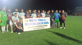 KASKİ, Kaymakamlık Turnuvasına “Su Tasarrufu Vurgulu Afiş” ile çıktı.
